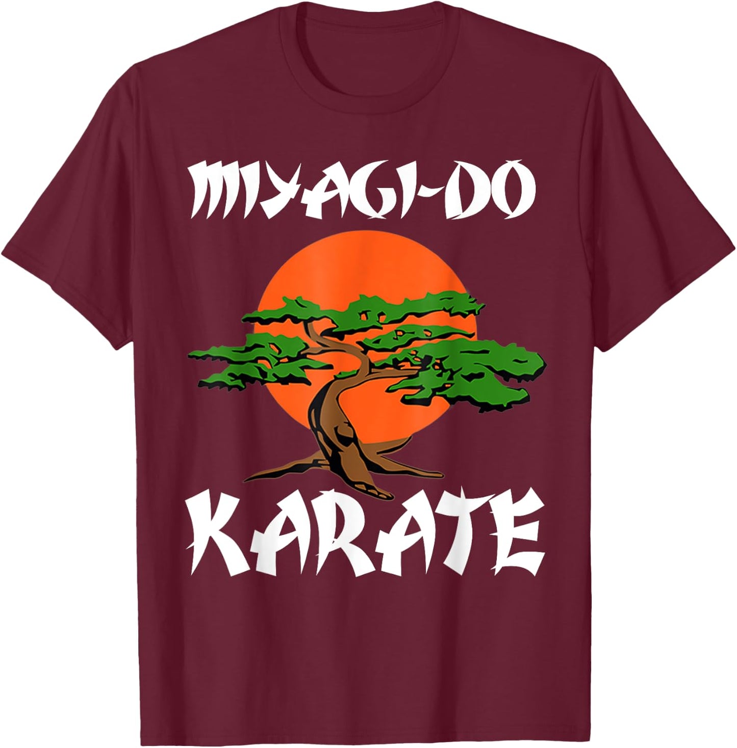 Vintage New Miyagi-Do Karate Cool Bonsai Tree Gift youth T-Shirt - T-Shirt | Maroon