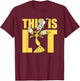 Disney Beauty and The Beast Lumiere This is Lit Small T-Shirt - T-Shirt | Maroon