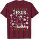 Go Jesus Its Your Birthday Dancing Xmas Christmas T-Shirt - T-Shirt | Maroon