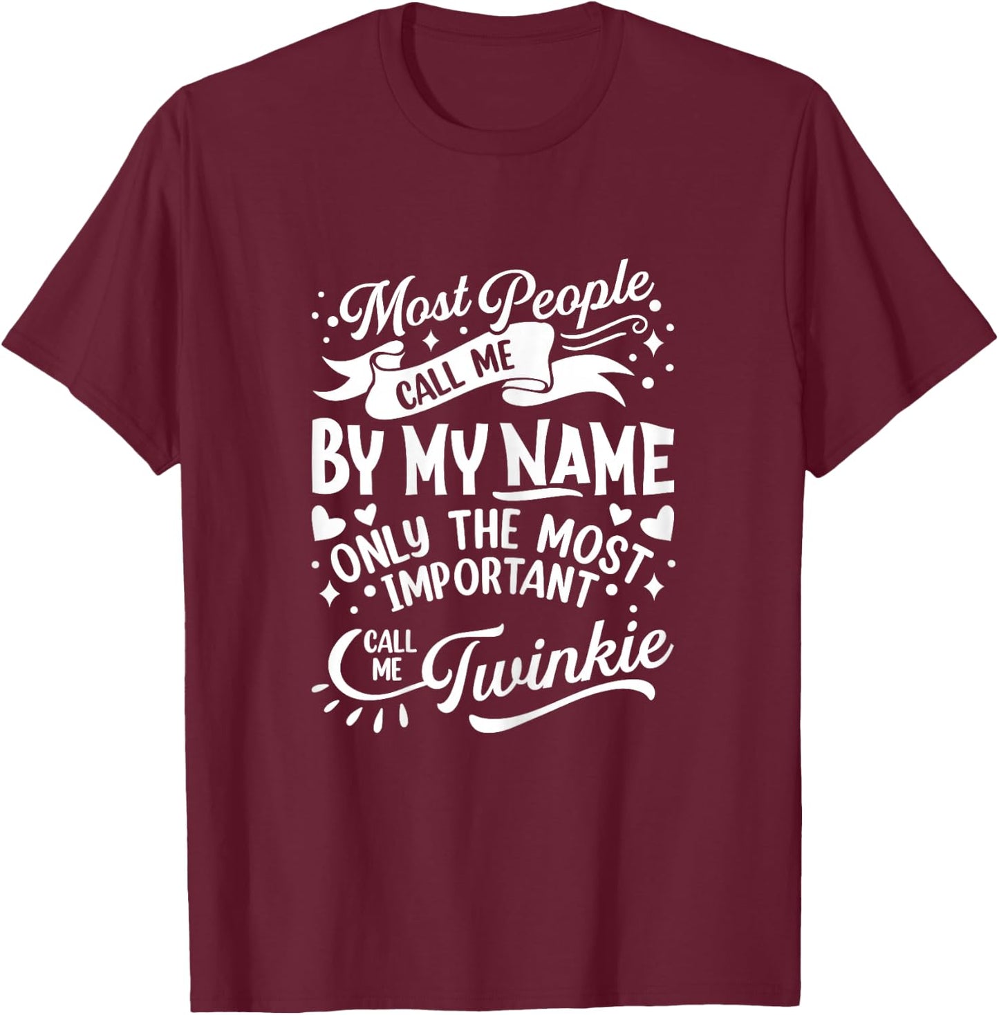 Funny Mothers Day Shirt for Twinkie Grandma Best Mom T-Shirt - T-Shirt | Maroon
