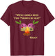 Two Turnips in Heat Funny Ricky T-Shirt - T-Shirt | Maroon