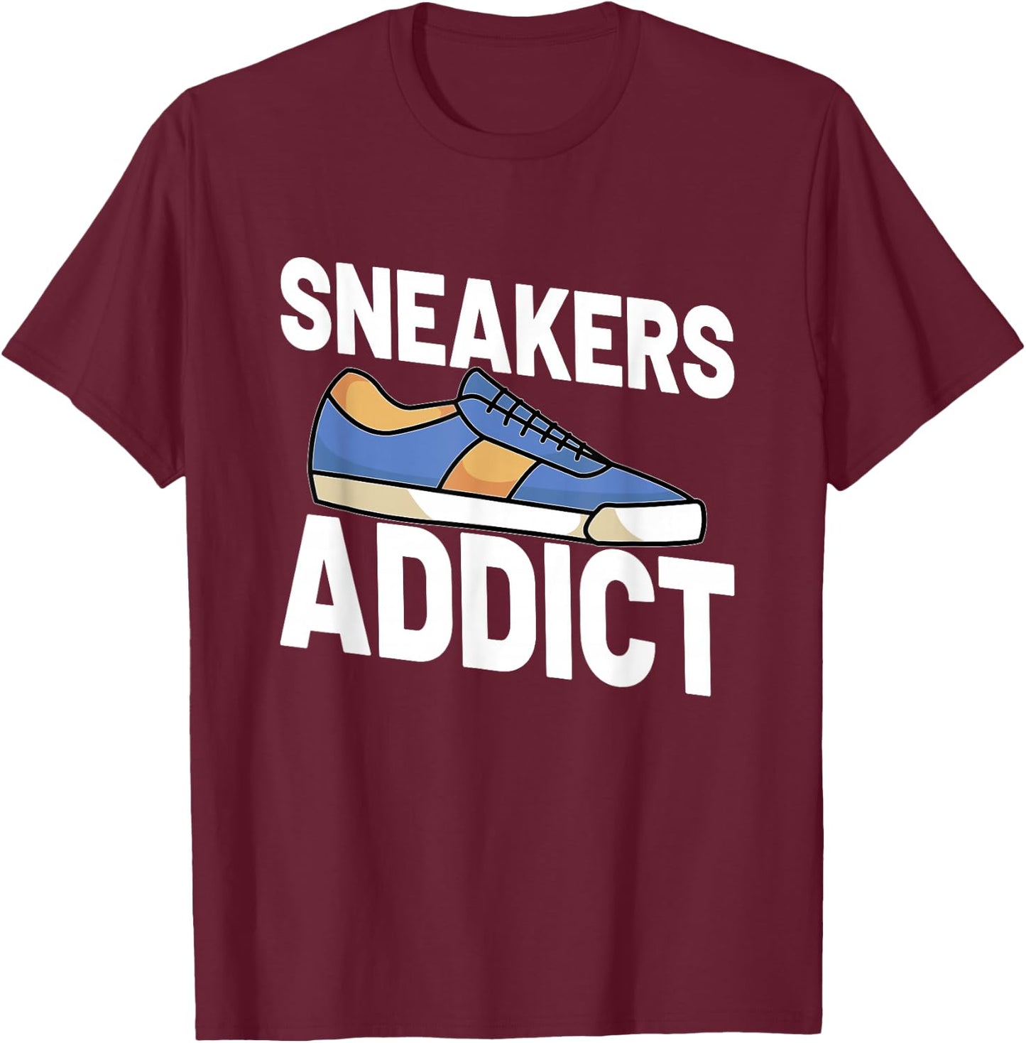 Sneaker Shoe Shoes Streetwear Basketball Fashion T-Shirt - T-Shirt | Maroon