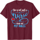 My Niece Is A Nurse Proud Nurse's Aunt Uncle RN LPN Family T-Shirt - T-Shirt | Maroon