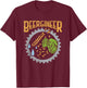 Beergineer Craft Beer Hops Homebrew Beer Brewing and Brewer T-Shirt - T-Shirt | Maroon