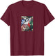 Me and the Village Marc Chagall | Horses T-Shirt - T-Shirt | Maroon