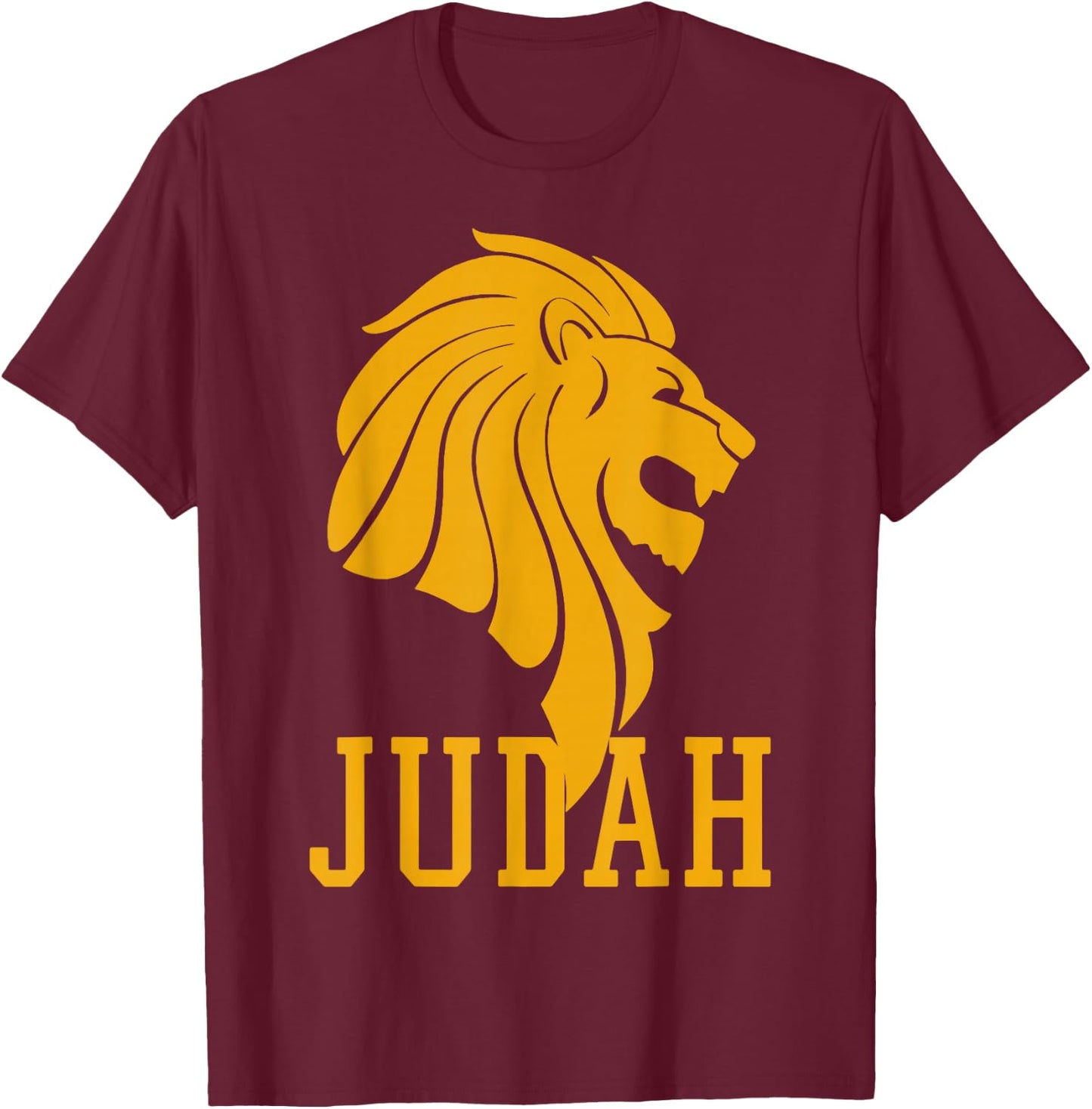 Lion Of Judah Rastafari Ethiopia Africa Reggae Lion T-Shirt - T-Shirt | Maroon