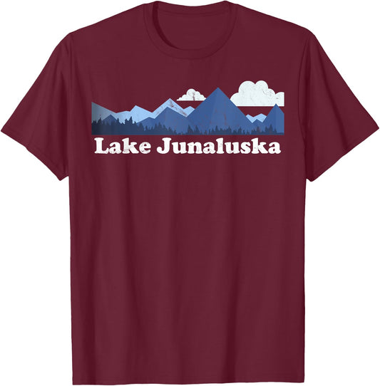 Lake Junaluska North Carolina Blue Ridge Mountains NC T-Shirt - T-Shirt | Maroon