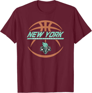 WNBA New York Liberty The Rock T-Shirt - T-Shirt | Maroon