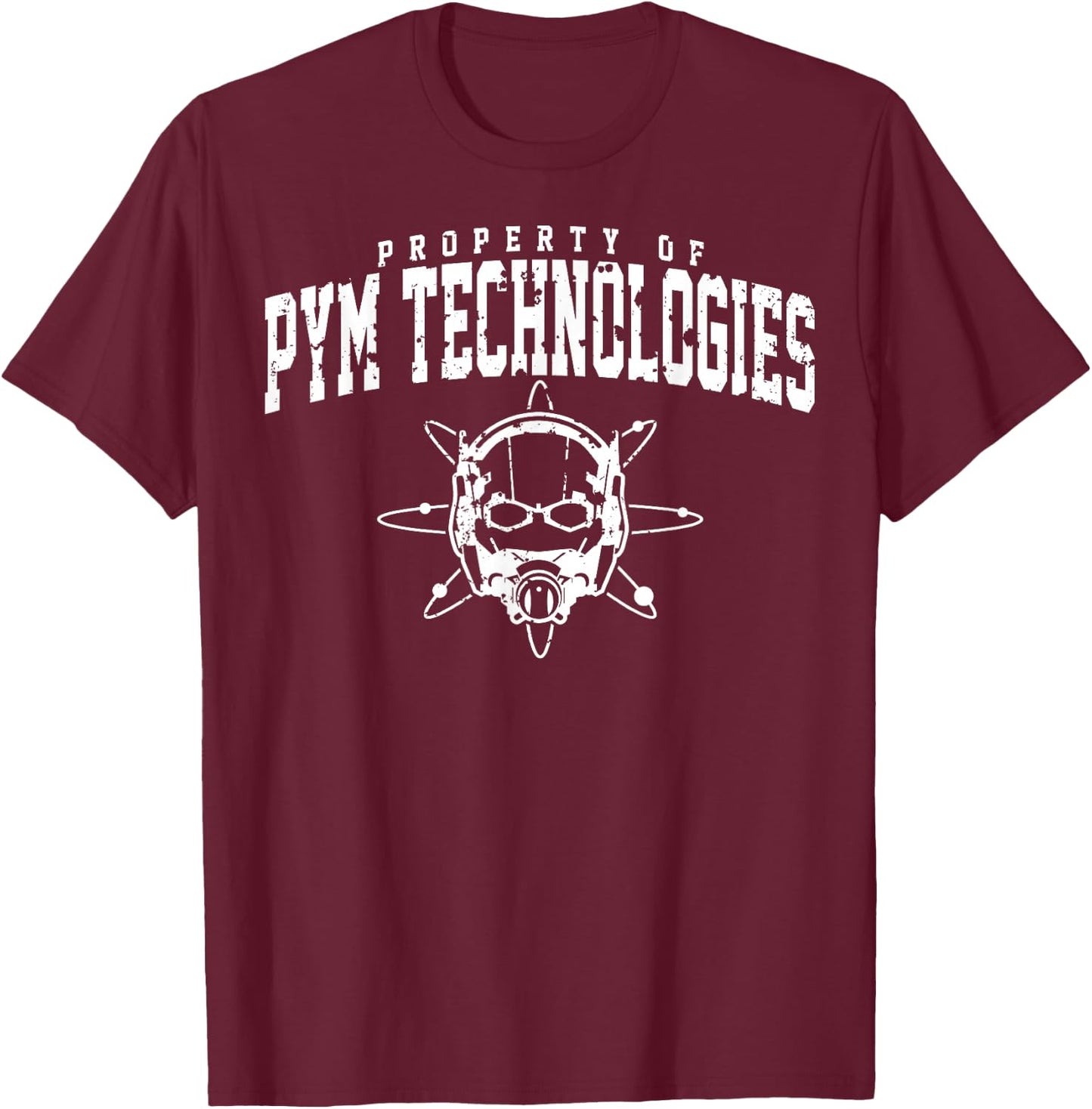 Marvel Ant-Man Property Of Pym Technologies T-Shirt - T-Shirt | Maroon