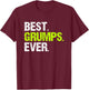 Family Cool Funny Best Grumps Ever T-Shirt - T-Shirt | Maroon
