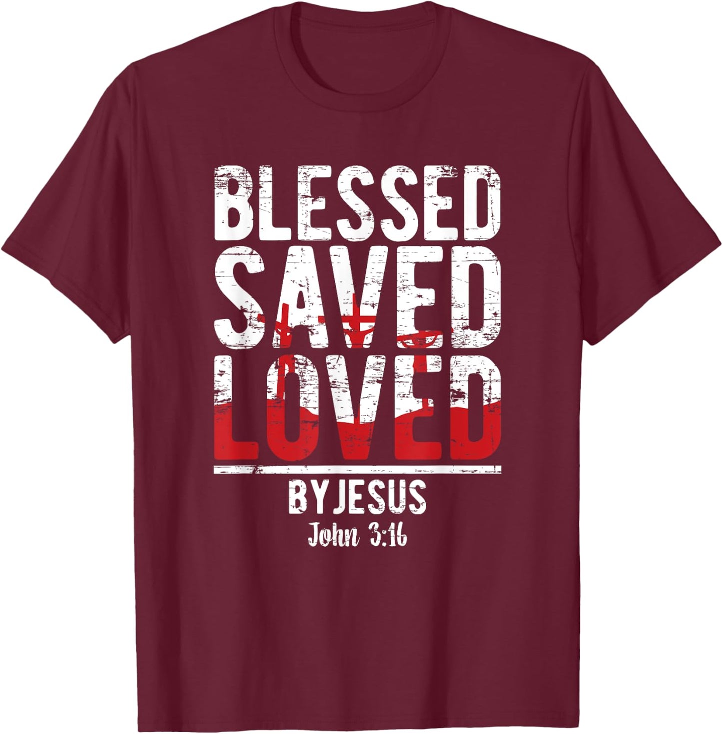 Christian Prayer Bible Verse Christianity Faith Prayer T-Shirt - T-Shirt | Maroon