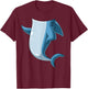 Easy Shark Costume Shark Body Headless Shark Costume T-Shirt - T-Shirt | Maroon