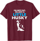 Im Not Fat Im Just A Little Husky T-Shirt - T-Shirt | Maroon