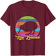 Cute Bird Lover colorful NZ Kiwi New Zealand T-Shirt - T-Shirt | Maroon