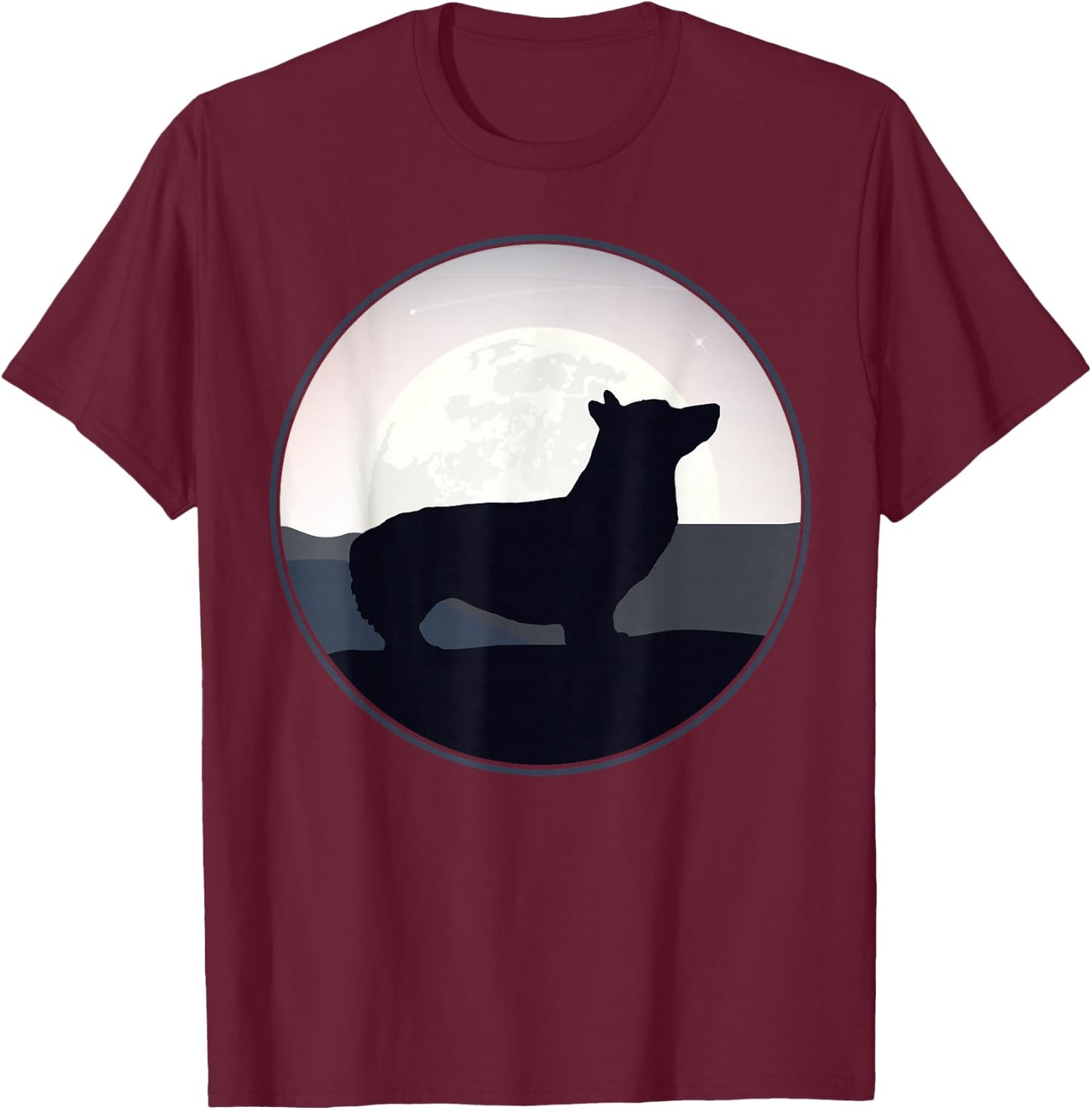 Welsh Corgi Pembroke Welsh Corgi Cardigan T-Shirt - T-Shirt | Maroon