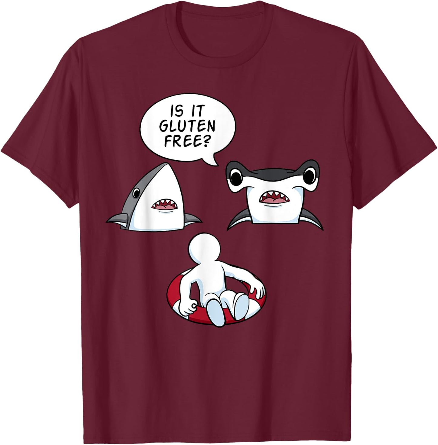 Is It Gluten Free? Celiac Disease Nutritional Plan Gift T-Shirt - T-Shirt | Maroon