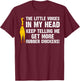 Funny Rubber Chicken Gift Men Women Rubber Chicken Costume T-Shirt - T-Shirt | Maroon
