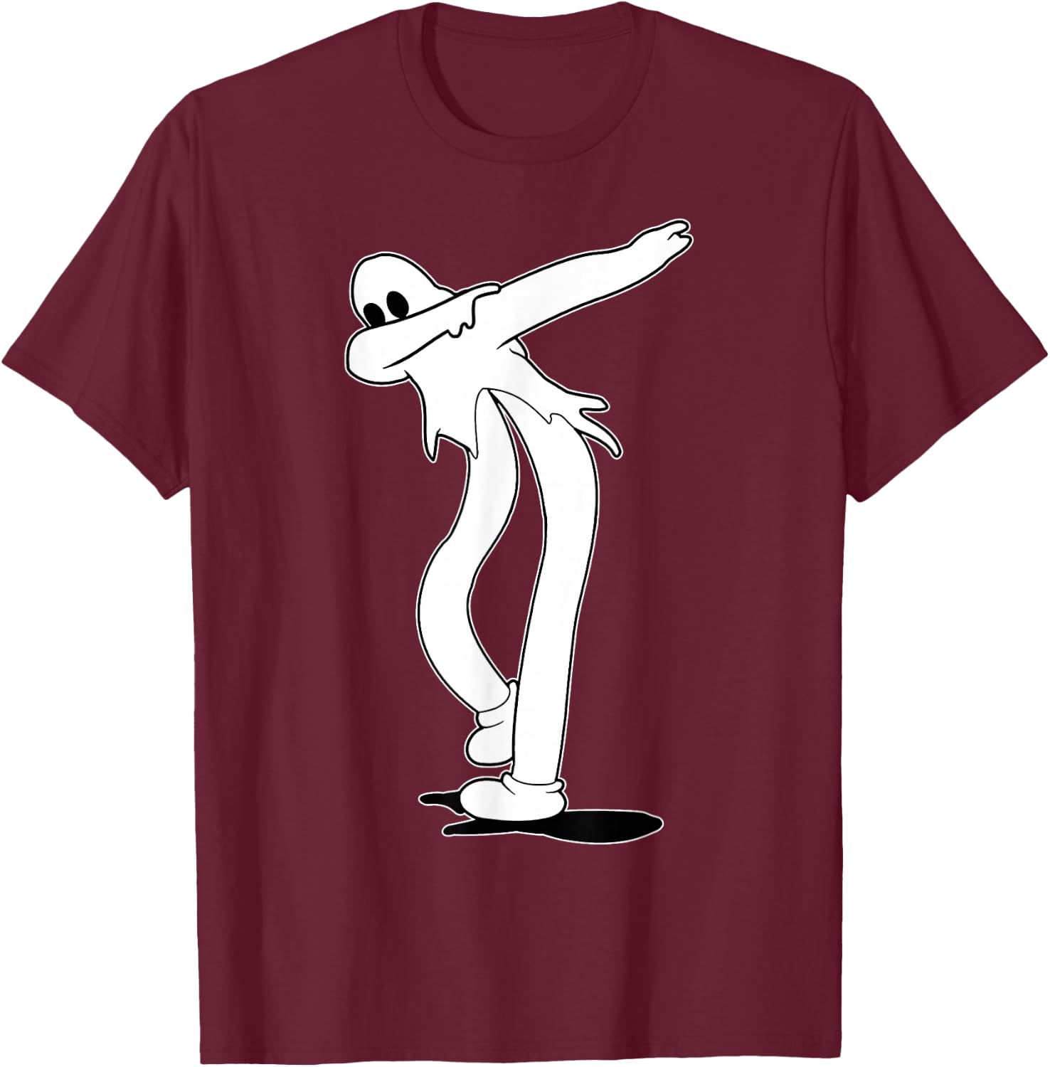 Koko the Clown Ghost Dab Dabbing T-Shirt - T-Shirt | Maroon