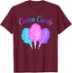 Cute Candy Cone Pink Blue Purple Candy Tester Queen Girl T-Shirt - T-Shirt | Maroon