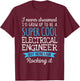 Funny Electrical Engineer Appreciation Gifts T-Shirt - T-Shirt | Maroon