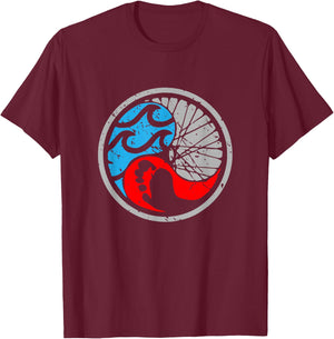 Swim Bike Run Triathlon Hobby Triathlete Gift Triathlon Small T-Shirt - T-Shirt | Maroon