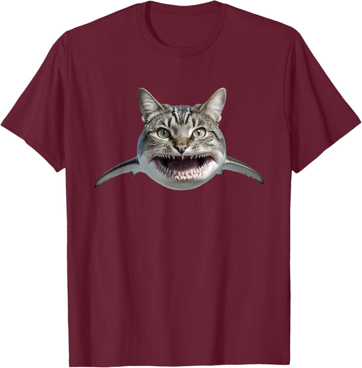 Catshark, silly cat shark face, funny sea monster Women Kids T-Shirt - T-Shirt | Maroon