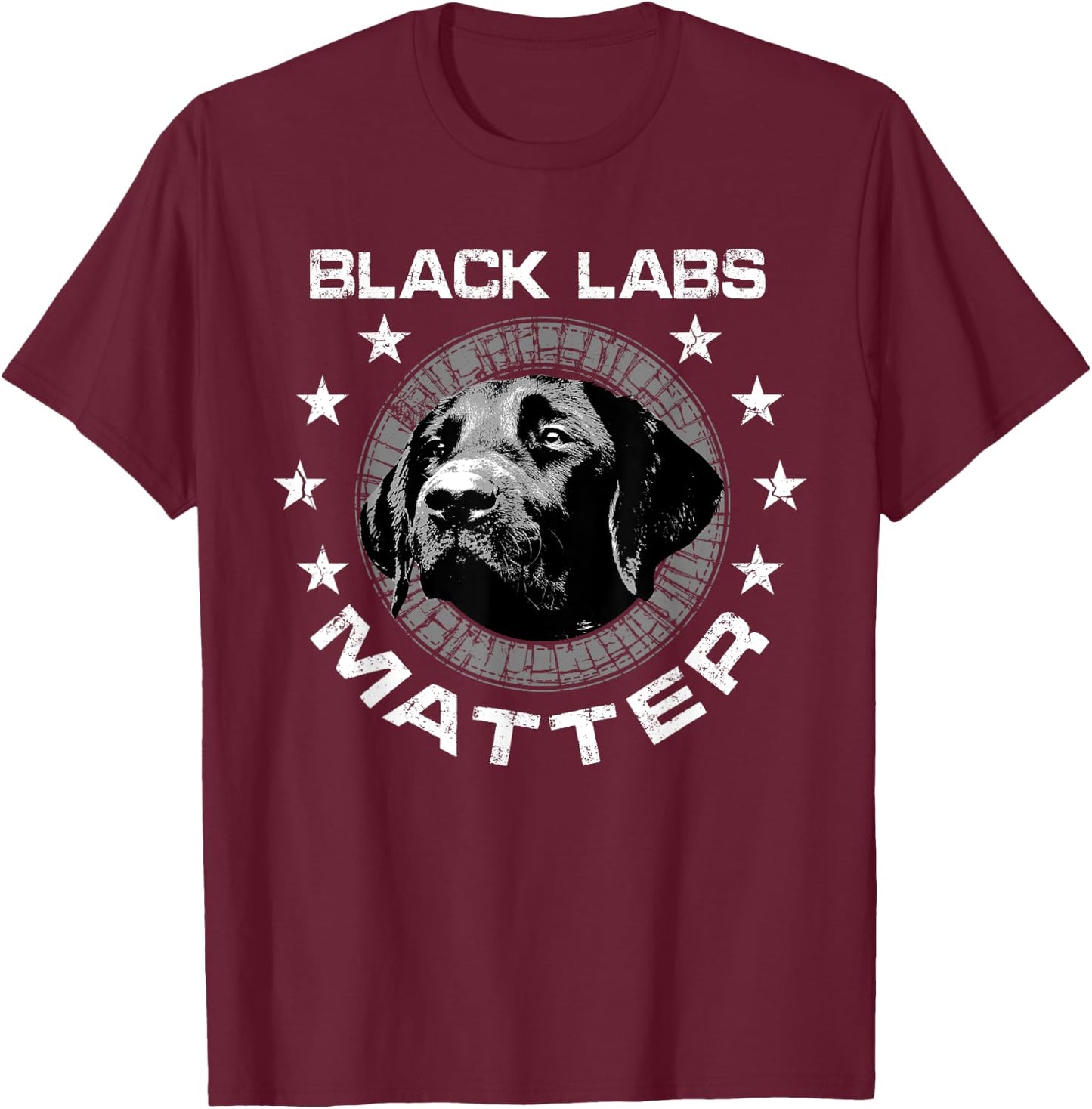 Funny Black Labs Matter Gift Kids | Best Labrador Dog Lovers T-Shirt - T-Shirt | Maroon