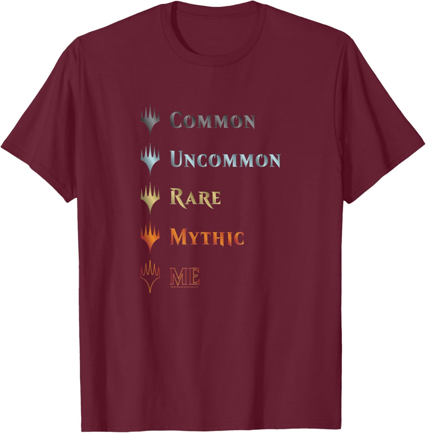 Magic: The Gathering- Mythical Me Small T-Shirt - T-Shirt | Maroon