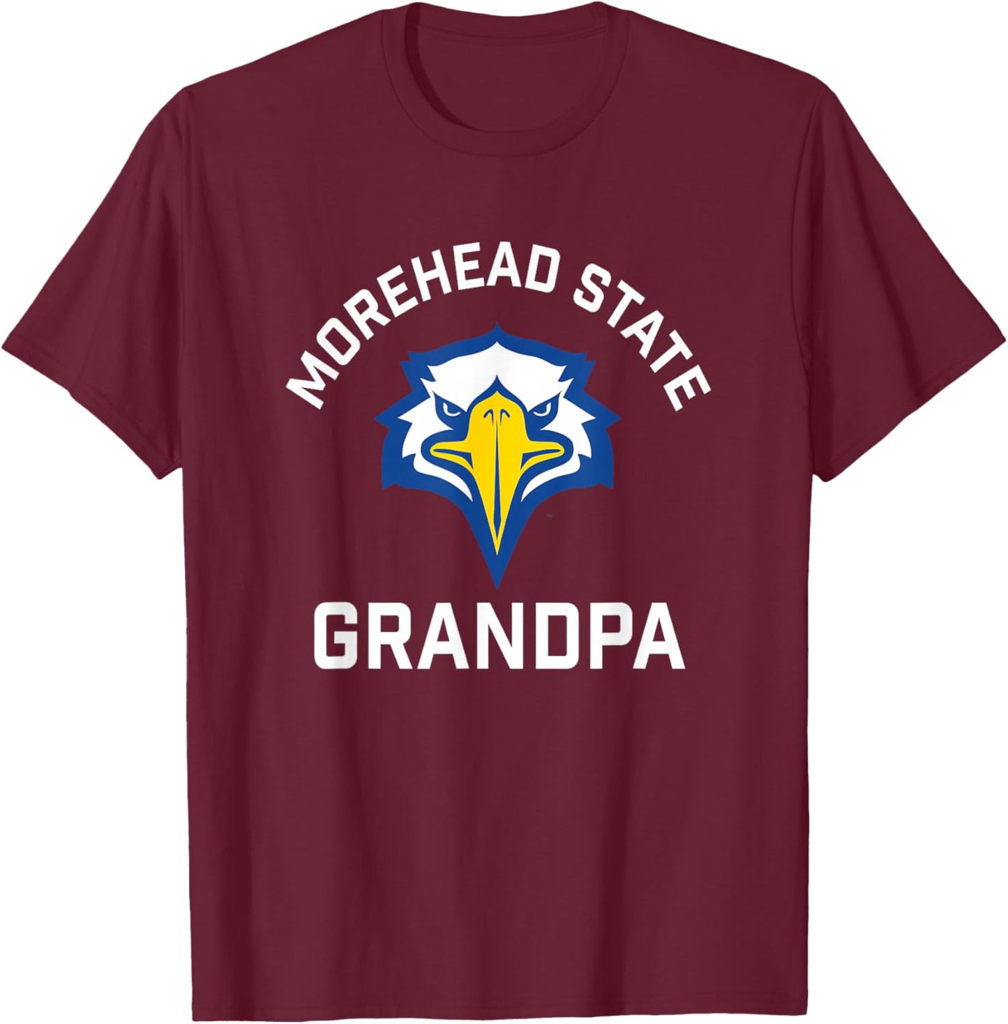 Morehead State University Eagles Arched Grandpa T-Shirt - T-Shirt | Maroon