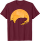 Beaver Easy Halloween Outfit Rodent Kit Moon Costume Gift T-Shirt - T-Shirt | Maroon