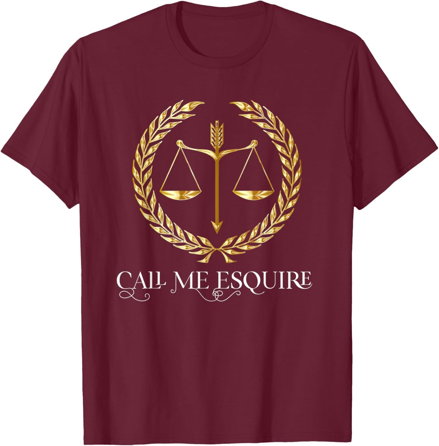 Call Me Esquire T-Shirt - T-Shirt | Maroon