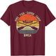 Vintage Canoeing BWCA Outdoor Hike Fish Canoe Camp T-Shirt - T-Shirt | Maroon