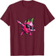 Dab Fruit Dancing Dabbing Dragon Fruit Meme T-Shirt - T-Shirt | Maroon