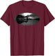 Guitar Sunset Sky Trees City Water Reflection Special Design T-Shirt - T-Shirt | Maroon