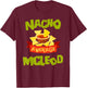 NACHO AVERAGE MCLEOD Funny Birthday Personalized Surname T-Shirt - T-Shirt | Maroon