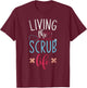 Stethoscope Heart Medical Nursery Nursing Bandaids Nurse T-Shirt - T-Shirt | Maroon