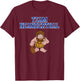 Team Neanderthal - Funny Neanderthal Thinking T-Shirt - T-Shirt | Maroon
