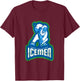 Icemen Cradle Rock Hockey Continental Hockey League Champs T-Shirt - T-Shirt | Maroon