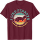 Funny Vintage Ferret Gift T-Shirt - T-Shirt | Maroon