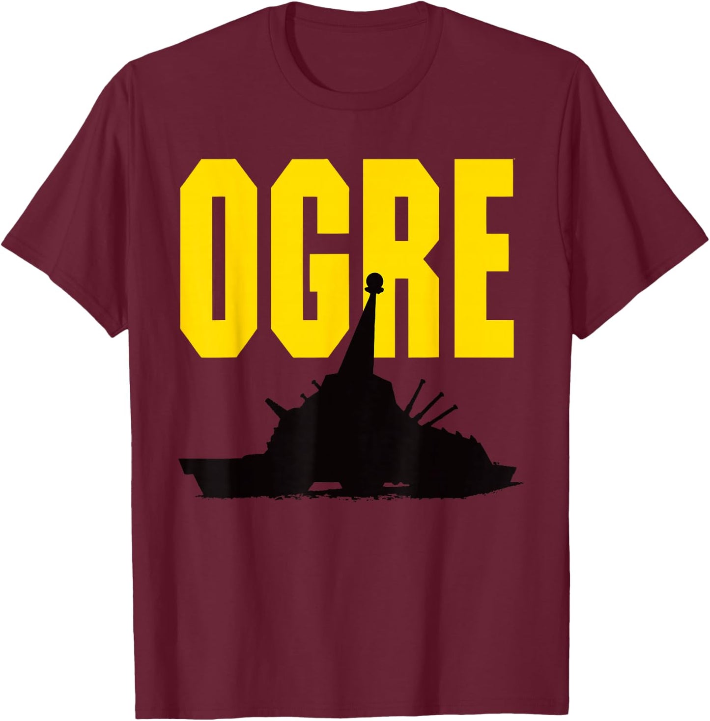Classic OGRE Silhouette T-Shirt - T-Shirt | Maroon