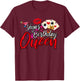 Vegas Birthday Queen Funny Friend Vacation Party Games B-Day T-Shirt - T-Shirt | Maroon