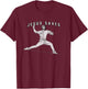 Jesus Saves - Baseball Pitcher - Funny Jesus T-Shirt - T-Shirt | Maroon