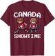 Canada Cute Bear Ice Hockey Jersey – Canada Hockey Team T-Shirt - T-Shirt | Maroon
