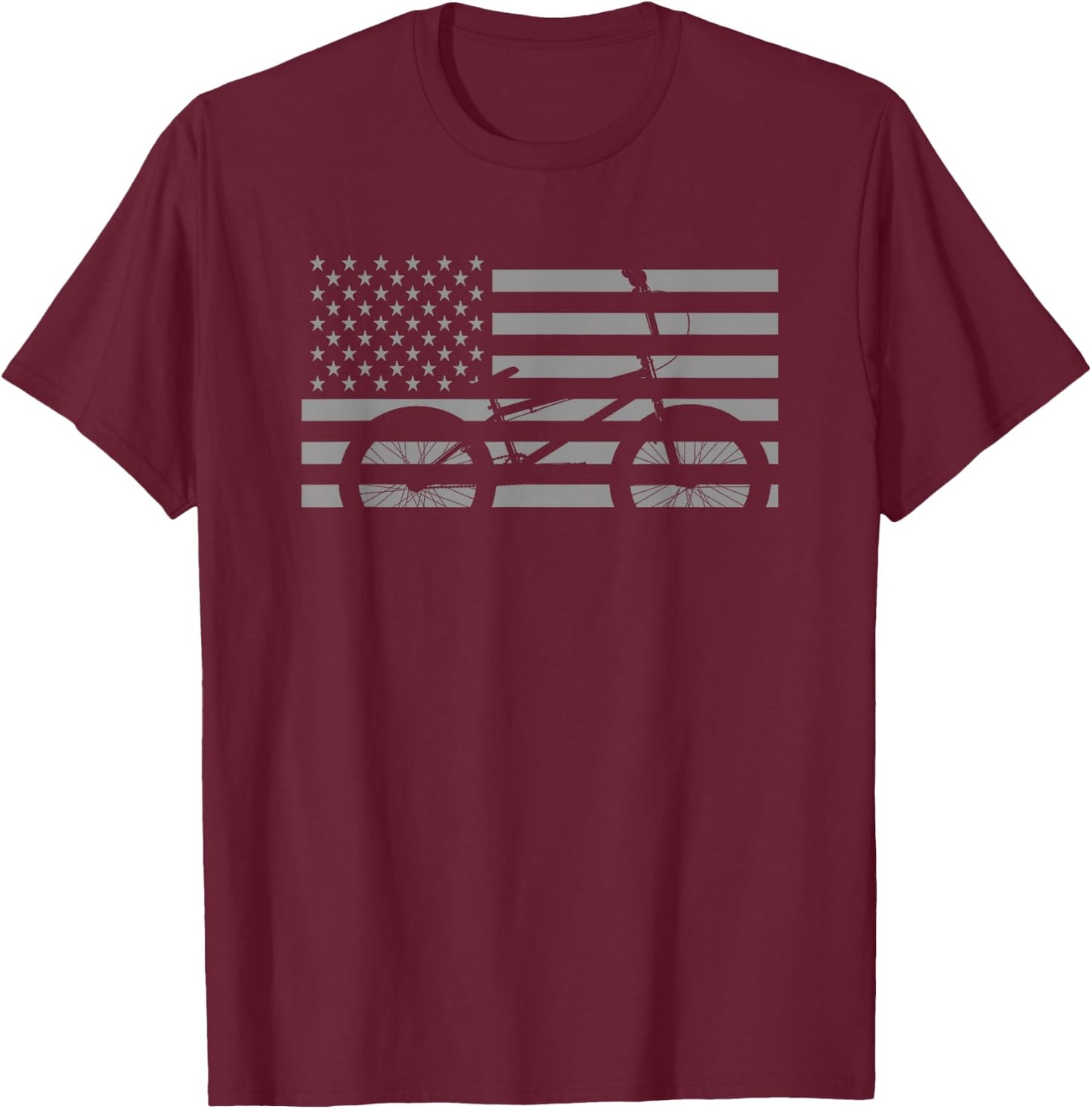American BMX T-Shirt - T-Shirt | Maroon