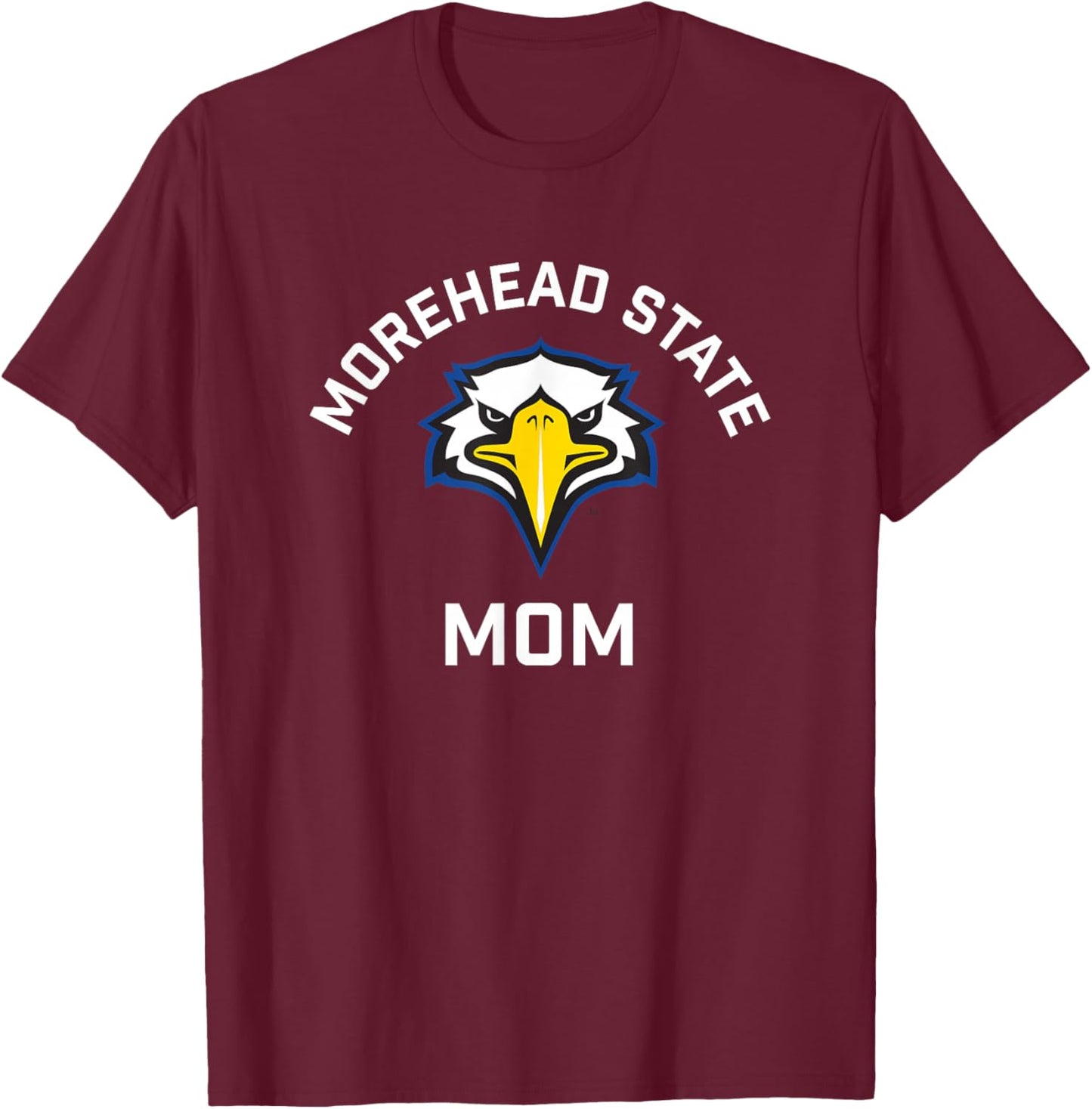 Morehead State University Eagles Arched Mom T-Shirt - T-Shirt | Maroon