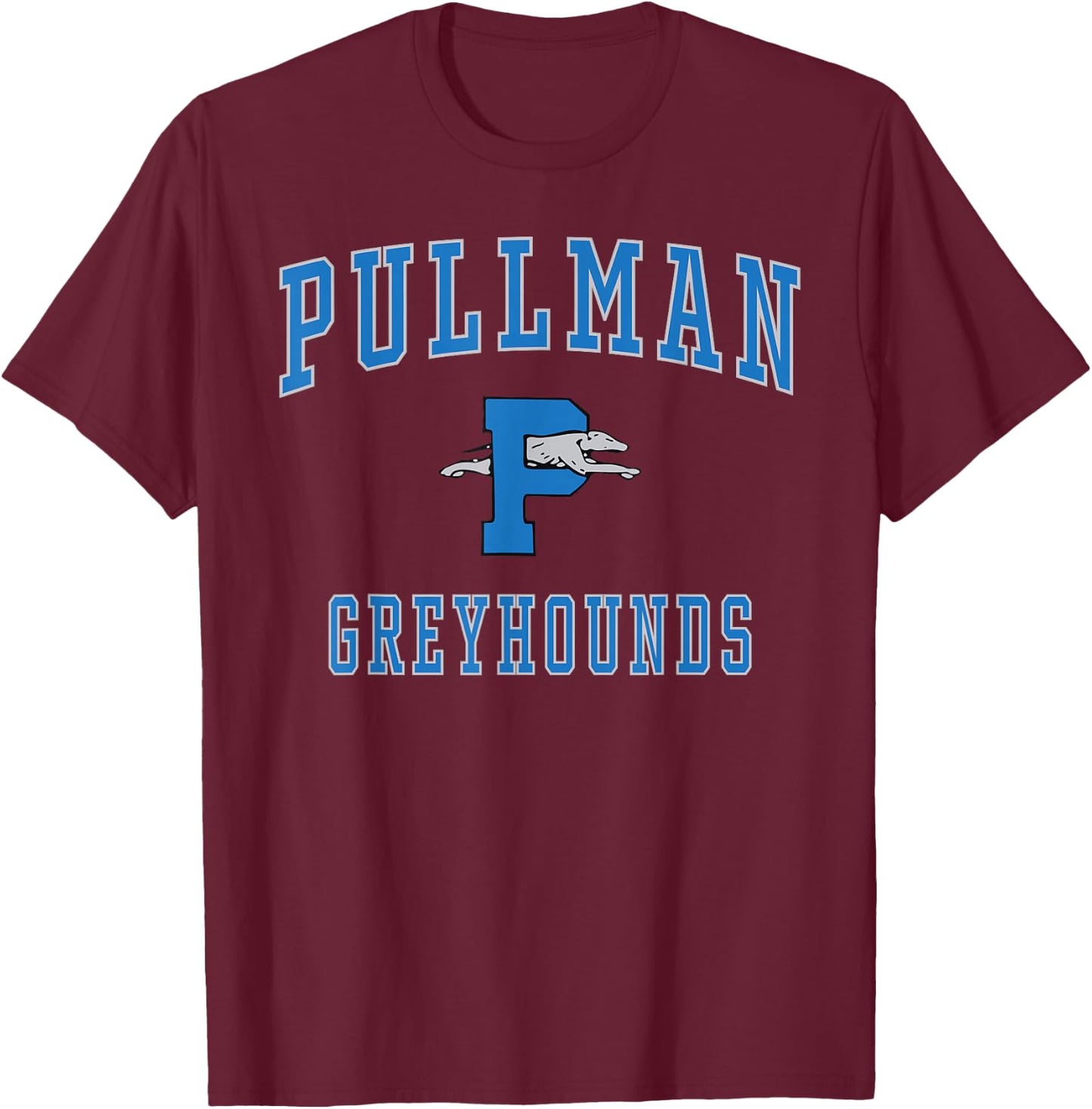 Pullman High School Greyhounds T-Shirt - T-Shirt | Maroon