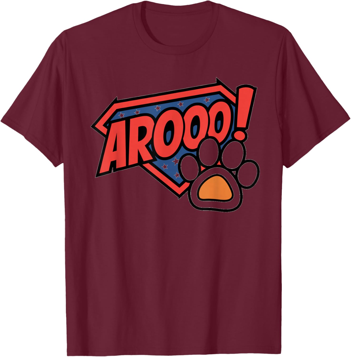 Bouncer Pup Handler Clothing Arooo Pup Handler Human Pup Play T-Shirt - T-Shirt | Maroon
