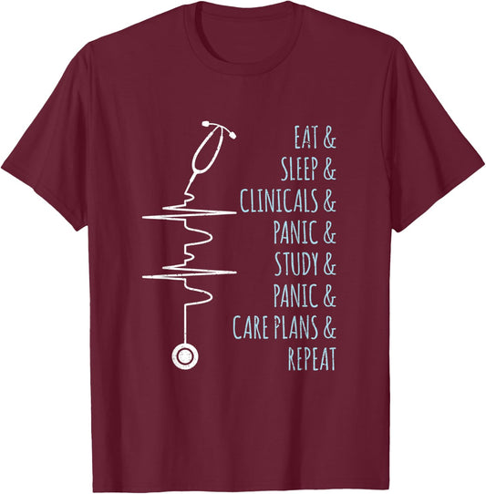 Future Nurse Med Student Gift Nurse T-Shirt - T-Shirt | Maroon