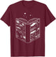 Book Lover Reader Bookworm Reading T-Shirt - T-Shirt | Maroon