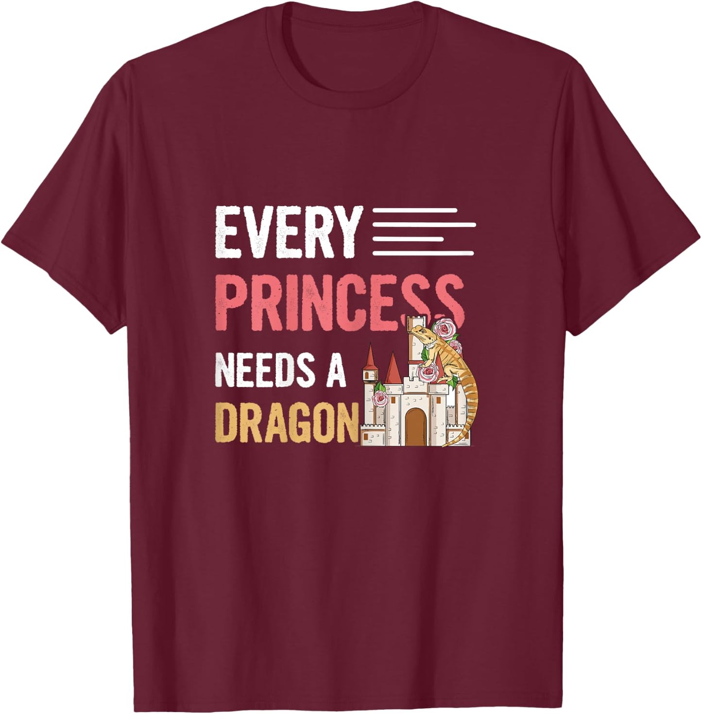 Bearded Dragon Quote for a Reptile Breeder Girl T-Shirt - T-Shirt | Maroon